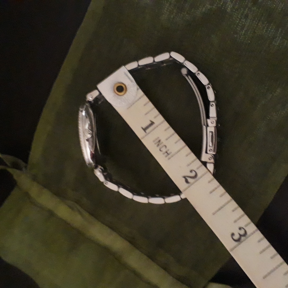 FOSSIL Silver Tone Watch With CZ - Picture 6 of 7